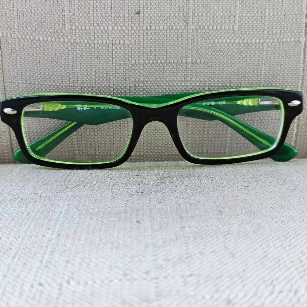 Ray-Ban Kids Youth Glasses Frame Black/Green RB1530 3665 46[]16 125 Eyeglasses